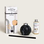 Marbled Bouquet Reed Diffuser | Amber Powder | Black