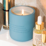 'Vibes Are Amazing' Cement Candle | Orange Blossom & Mineral Amber | 170g