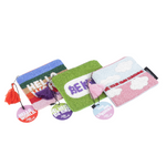 Beaded Sentiment Pouch with Tassel | Hello World