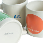 'Books & Coffee' Mug | Orange
