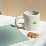 'Books & Coffee' Mug | Green