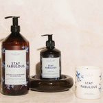 'Stay Fabulous' Jar Candle | Rosy Peach & Amber | 200g