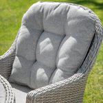 Outdoor Holton 4 Seat Round Dining Set | Stone