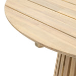 Outdoor Rialto Round 4 Seater Dining Table | Natural