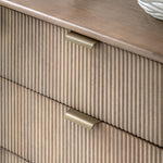 Colonna Flued 6 Drawer Chest | Mango Wood