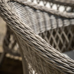 Outdoor Menton 6 Seat Round Dining Set | Stone