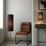 Klip Floating Cylinder Table Lamp | Antique Brass/Black