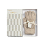 Boxed Soft Knit Gloves | Taupe