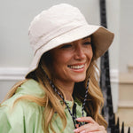 Aqua Waterproof Bucket Hat | Stone White
