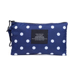 Aqua Waterproof Polka Dot Poncho | Blue