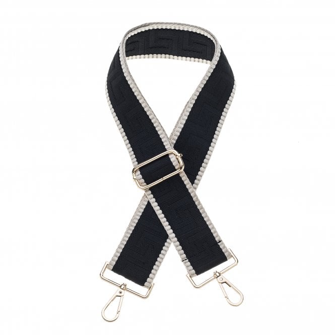 Aztec Bag Strap | Black & White
