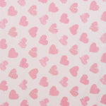 Lightweight Heart Print Scarf | Pink
