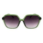 Oversized Hexagonal Sunglasses | Emerald Green