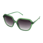 Oversized Hexagonal Sunglasses | Emerald Green