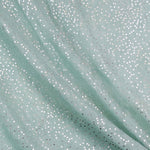 Silver Foil Speckled Scarf | Mint