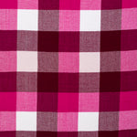 Women's Checked Winter Scarf with Tassels | Cherry Pink Mix