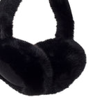Women's Faux Fur Ear Muffs | Ebony Black