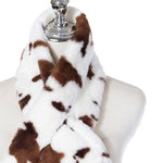 Women's Faux Fur Pull Through Scarf | Cowhide