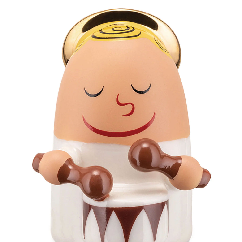 Alessi Angel Band Nativity Scene Figures Drum & Harp (Set of 2