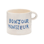 Ceramic 'Monsieur' Mug | 13cm