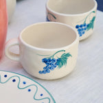 Ceramic Grapevine Cappuccino Mug | 11cm