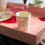 Ceramic 'I'm Late' Coffee Cup | Alice in Wonderland Collection