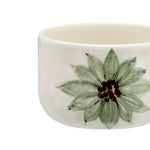 Ceramic Lily Cappuccino Mug | 11cm