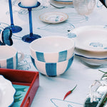 Ceramic Marinière Breakfast Bowl | 15cm