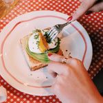 Ceramic Oeuf Breakfast Plate | 22cm