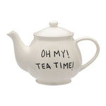 Ceramic 'Oh My! Tea Time' Teapot | Alice in Wonderland Collection | 500ml
