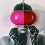 Hanging 'Forget Your Ex' Decoration | Paper Mache