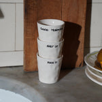 'Good Morning' Ceramic Coffee Cup