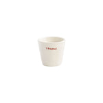 'I Know' Ceramic Espresso Cup | White
