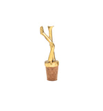 Jambes Bottle Stopper | Brass | 9cm