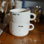 'Offline' Cappuccino Mug