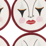 Pierrot Coasters | Set of 4