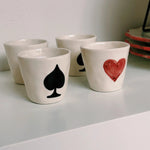Queen of Hearts Espresso Cup