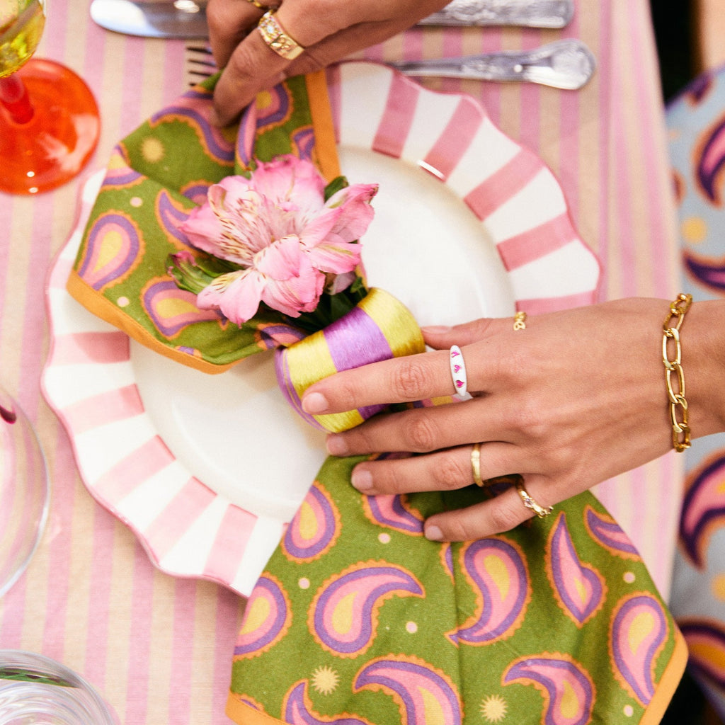Anna + Nina Love Plate white
