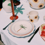 Scalloped Ceramic Dinner Plate | Marine Blue | 26.5cm