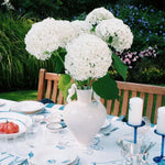 Stoneware Seahorse Vase | White | 36cm