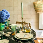 Sunny Brass Candle Holder | 25cm