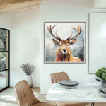 'Looking On' Framed Canvas | Charlotte Oakley | 85x85cm