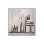 'The Classics' Framed Canvas | Karen Reavill | 80x80cm