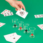 Card Suit Shot Glasses | Set of 4