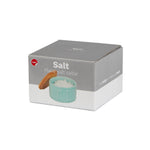 Ceramic Salt Cellar with Bamboo Lid | Turquoise