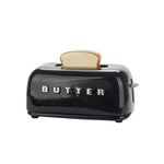 Ceramic Toaster Butter Dish | Black