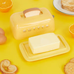 Ceramic Toaster Butter Dish | Mustard