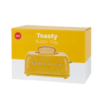 Ceramic Toaster Butter Dish | Mustard