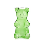 Glass Gummy Bear Vase | Green