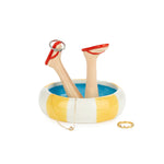 Happy Legs Trinket Tray | Summer Flip-Flops